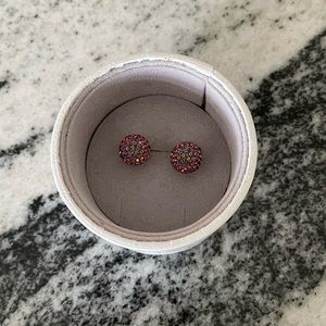 Hillberg & Berk sparkle ball earrings